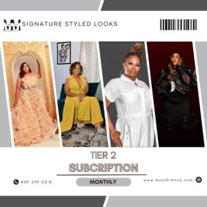 The Signature Look $400/month Ideal for the client who wants full month-to-month styling guidance.